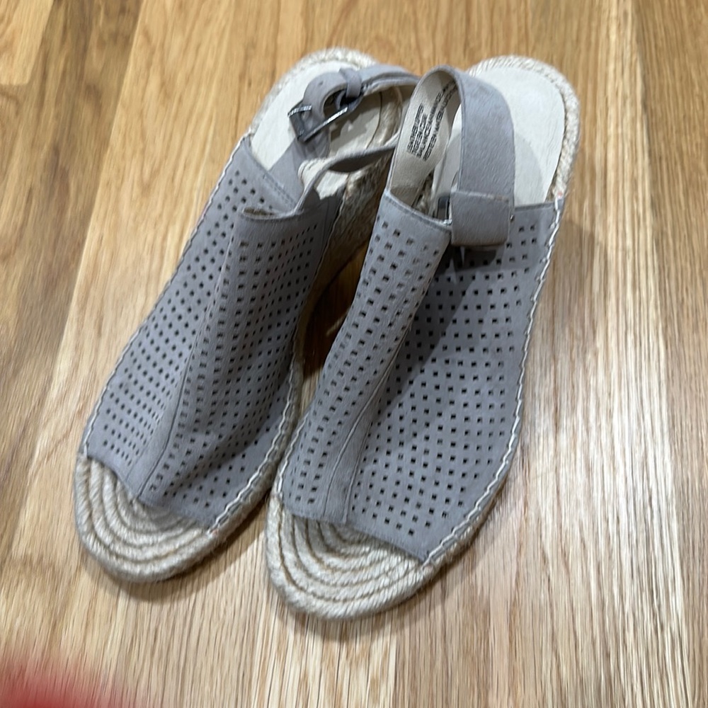 Wedge espadrille sandals
